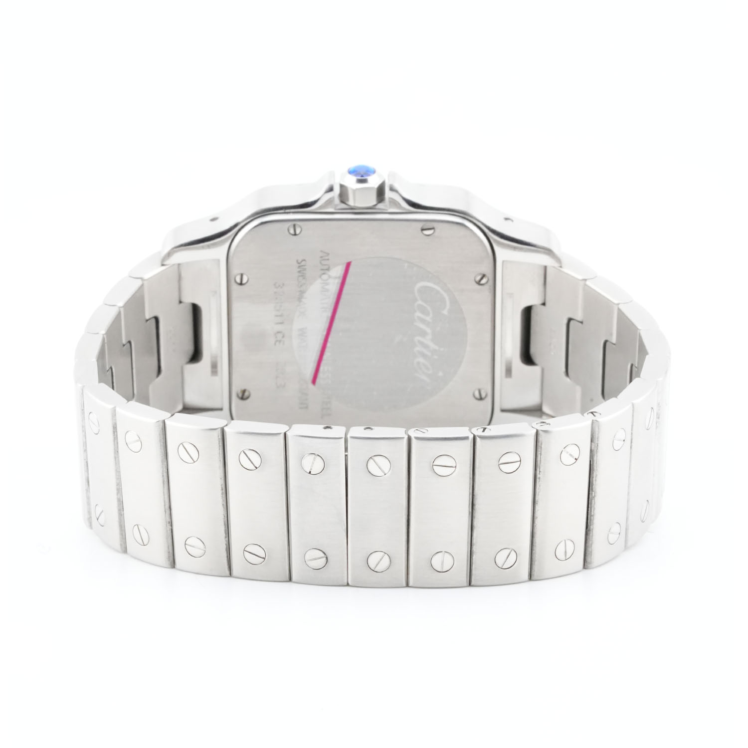 cartier santos 2823 jpg7 - Baraka Orologi Rolex Esplora la raffinata collezione di orologi di lusso di Baraka Srl, situata nel cuore di Milano, in Piazza Missori 3. Con un'ampia selezione di orologi esclusivi, il nostro showroom rappresenta l'eleganza e la maestria orologiaia. Scopri i modelli unici e senza tempo, perfetti per chi cerca l'eccellenza in ogni dettaglio. Baraka Srl, un punto di riferimento per gli appassionati di orologi di alta classe, ti aspetta a Milano.