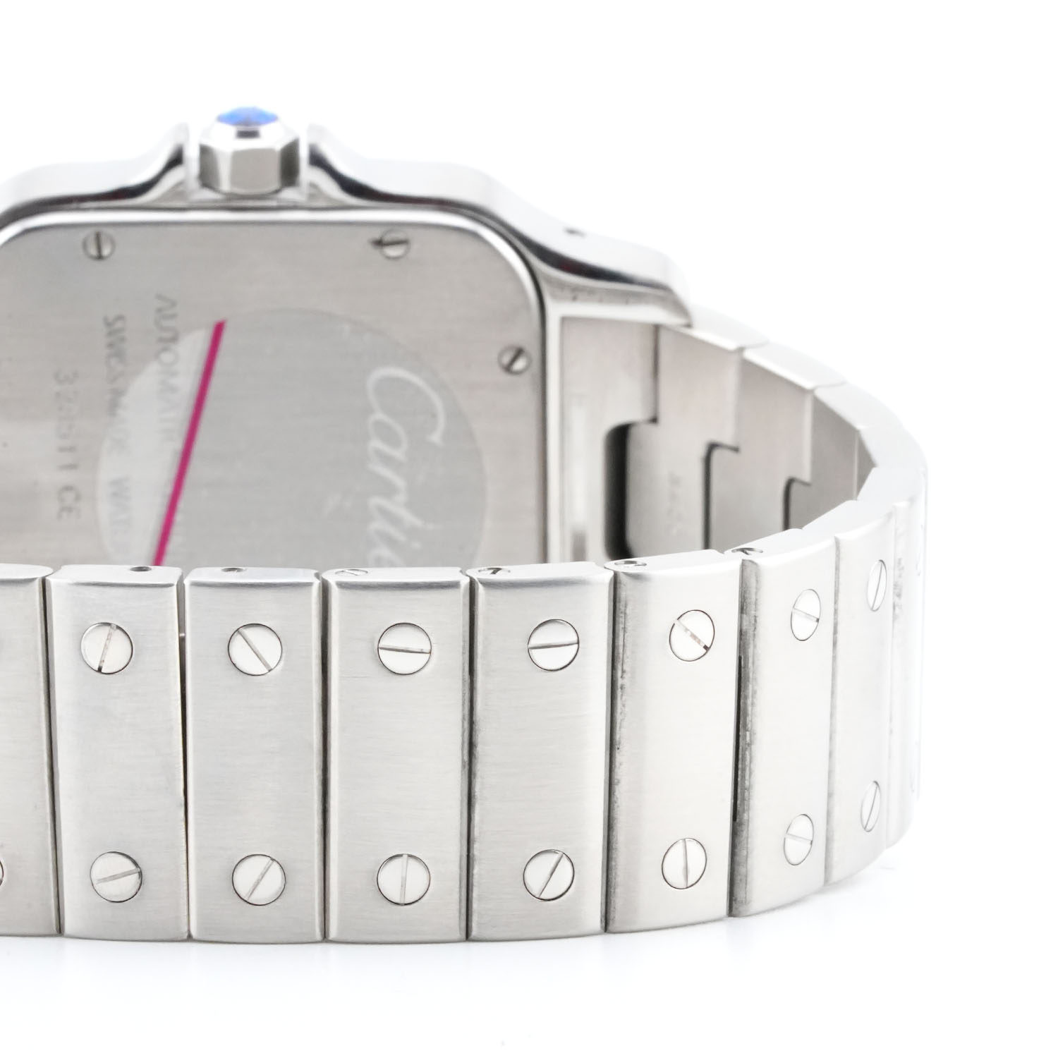 cartier santos 2823 jpg8 - Baraka Orologi Rolex Esplora la raffinata collezione di orologi di lusso di Baraka Srl, situata nel cuore di Milano, in Piazza Missori 3. Con un'ampia selezione di orologi esclusivi, il nostro showroom rappresenta l'eleganza e la maestria orologiaia. Scopri i modelli unici e senza tempo, perfetti per chi cerca l'eccellenza in ogni dettaglio. Baraka Srl, un punto di riferimento per gli appassionati di orologi di alta classe, ti aspetta a Milano.